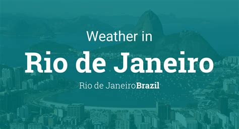 forecast rio de janeiro 10 days